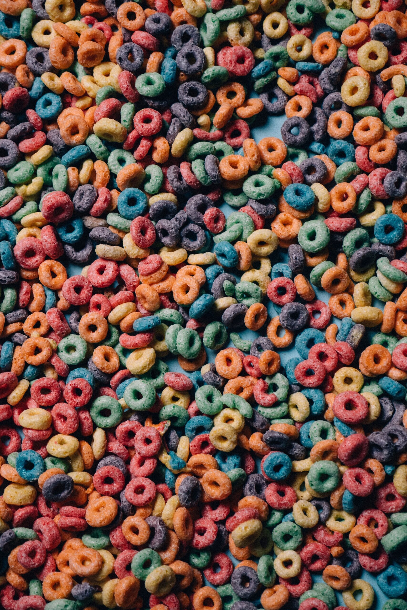 cereales antes del cambio hacia colorantes de origen natural.