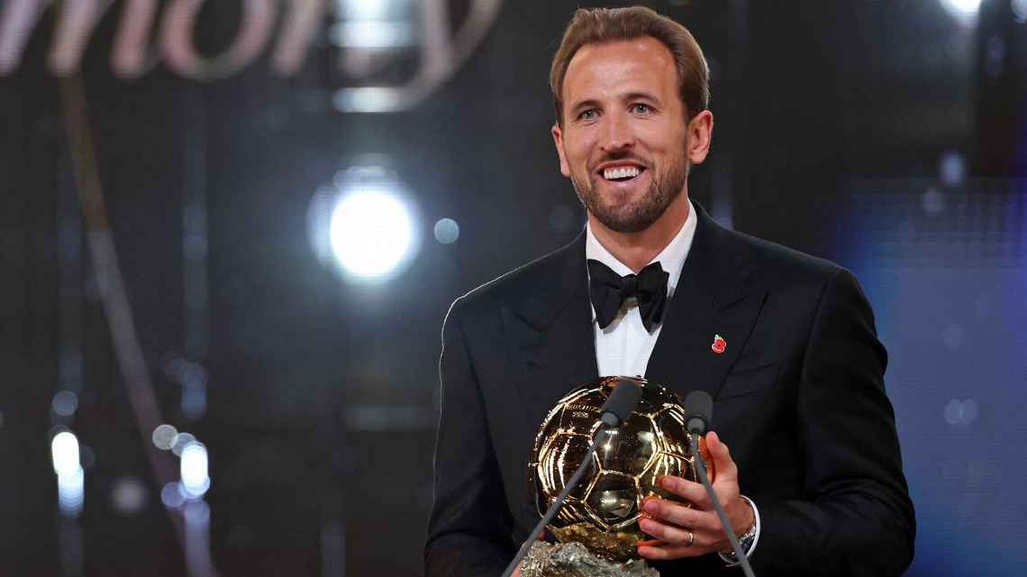 Harry Kane conquista su primer Balón de Oro