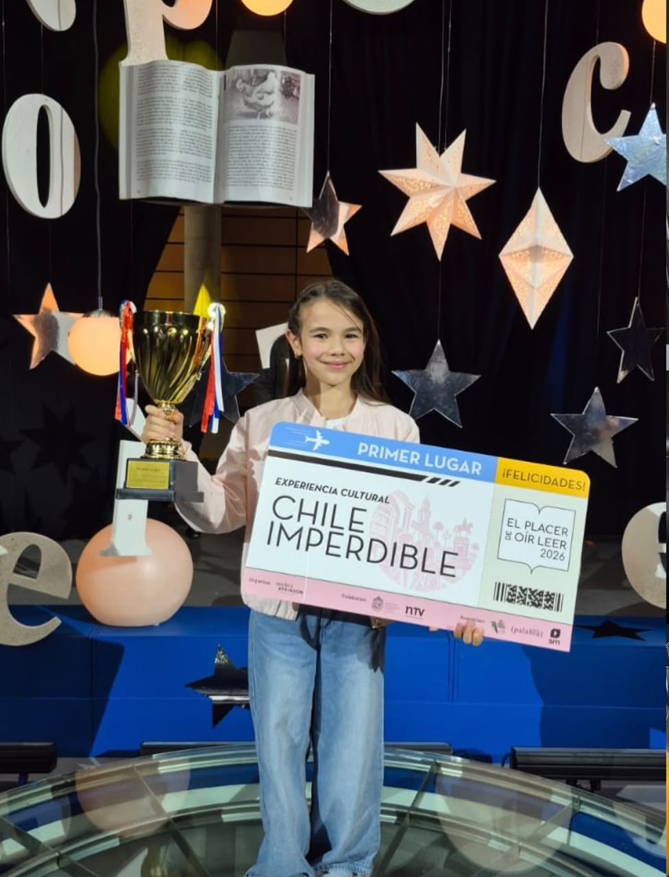 María Andreína Lárez, la venezolana que ganó un concurso nacional de lectura en Chile