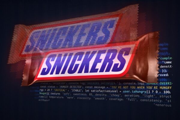 Snickers creó un chocolate digital para “alimentar” a la IA